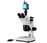 BRESSER Estereomicroscopio Science ETD-301 Trinocular Zoom 7-63x con Cámara Microscopio MikroCam Pro HDMI 5MP