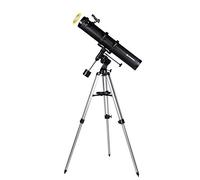 Bresser Galaxia 114/900 EQ-Sky Telescopio Newton Diseño de carbono con Adaptador de Cámara de Smartphone, negro