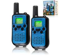 Bresser Junior Juego de 2 walkie-talkies Gran Alcance hasta 6 km y función de Manos Libres