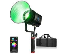 Bresser Luz de Estudio COB LED 135W Montura Bowens RGB CCT HSI Control Incl. Reflector Bolsa