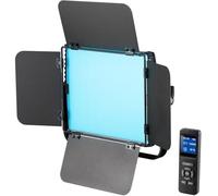 Bresser Luz LED de Panel RGB 36W Regulable 3200-5600K CRI95 con Control Remoto para Foto y Video