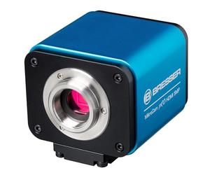 Bresser Microcámara microscópica WiFi Pro HDMI 5MP con Sistema operativo Propio y ratón, Color Azul