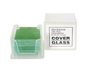 Bresser Microscope Placas de Cristal 100 Unidades 22x22mm