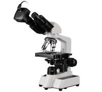 Bresser microscopio Binocular con cámara MikroCam SF Full HD, Aumento 40x-1000x, iluminación LED, Ideal para Escuela y Ocio