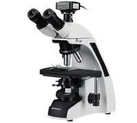 Bresser microscopio biológico con cámara MikroCamII 20 MP, óptica corregida para el Infinito, Objetivos planacromáticos 4x-100x, oculares WF 10x, Gran Sensor Sony IMX183.