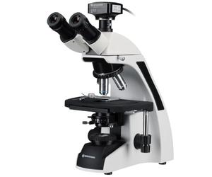Bresser microscopio biológico con cámara MikroCamII 20 MP, óptica corregida para el Infinito, Objetivos planacromáticos 4x-100x, oculares WF 10x, Gran Sensor Sony IMX183.