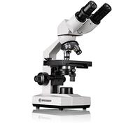 Bresser Microscopio Erudit Basic Bino 40x-400x (23) | Luz transmitida, Adaptador móvil, Platina mecánica, Condensador Abbe, Enfoque macro y fino, Preparaciones y portaobjetos