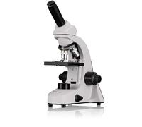 Bresser Microscopio Profesional 40x-1600x con luz Doble y Adaptador móvil | 5 preparaciones y portaobjetos vacíos, Enfoque macro y fino, Zoom Barlow 2x, Filtros de color, USB o pilas