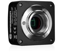 Bresser MikroCam SF 5.0 MP cámara microscopio sensor Sony a 26 fps | 2592 x 1944 píxeles, medición en directo, focus stacking, mosaico, montura C, USB 2.0, adaptadores 23,2 30 30,5 mm