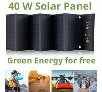 Bresser Móviles Cargador Solar 40 Vatios Con USB Y Dc-Anschluss