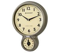 BRESSER MyTime - Reloj de Cocina y Temporizador Retro de Acero Inoxidable, 8020410HZI000