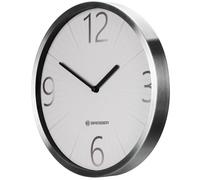 Bresser MyTime - Reloj de pared inalámbrico (25 cm), color blanco