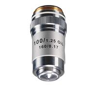 Bresser objetivo acromático 100x aceite DIN RMS con resorte para 160 mm