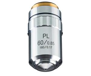 Bresser Óptica DIN-PL 60x, planacromático 5941560 Lente de microscopio Conveniente para la Marca (microscopios