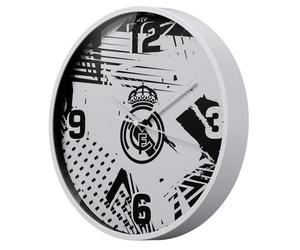 Bresser Real Madrid Funky Reloj de Pared 25 cm Cuarzo silencioso con Pila