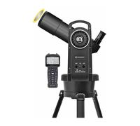 Bresser Refraktor Telescopio Astronómico Automático GOTO 80/400, Montura Altacimutal, Trípode de Aluminio Incluido - Negro