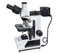 Bresser Science ADL 601 P 40-600x Microscopio | Objetivos planacromáticos, Iluminación Köhler, Polarizador y analizador, Platina mecánica, Condensador Abbe, Halógeno 20 W