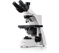 Bresser Science TRM 301 Microscopio | Iluminación Köhler transmitida, Tubo fotográfico trinocular, Platina mecánica, Condensador Abbe, Enfoque macro y fino