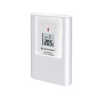BRESSER Sensor Exterior termohigrométrico de 3 Canales para Modelos TemeoTrend y Relojes de Pared MyTime Jumbo con indicación de Temperatura y Humedad