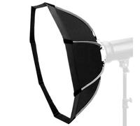BRESSER TRIODO Super Quick Octagon SOFTBOX 90 cm, Negro