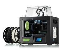 Bresser T-Rex - Impresora 3D WLAN FFF-3D con Doble extrusor (Bicolor), Pantalla táctil LCD y Cuerpo de Metal Cerrado para un tamaño de hasta 227 x 148 x 150 mm, Color Negro, Grande