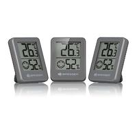 Bresser Temeo Hygro Pack de 3 Sensores de Humedad y Temperatura