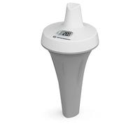 Bresser Termómetro de piscina para medir la temperatura del agua, sensor adicional para algunas estaciones meteorológicas Bresser o como solución independiente, color blanco