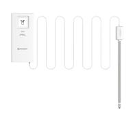 Bresser Termómetro de suelo y medidor de humedad como sensor adicional para algunas estaciones meteorológicas Bresser para jardín, invernadero, interior y exterior, color blanco