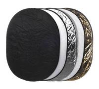 Bresser F000312 5-in-1 Reflector para Estudio fotográfico Plegable 60 x 90 cm