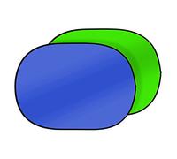 Bresser TR-3 Fondo plegable 2 caras verde/azul 150x200cm