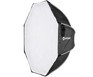 BRESSER TRIODO Super Quick Octagon SOFTBOX 90 cm, Negro