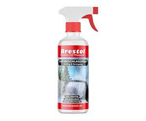 BRESTOL® Spray antivaho, 300 ml, antiempañamiento, spray transparente, antivaho, limpiador de cristales, limpiador de espejos, limpiador de ventanas, baño y espejo