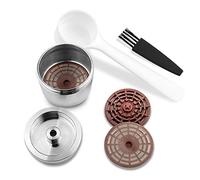 Bresuve - Cápsula de café recargable reutilizable, de acero inoxidable, filtro de café concentrado italiano compatible con cafetera ILLY para x9 x 8 x 7.1 Y5 Y3 Y1.1