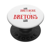 Bretagne Appartient Aux Bretons Drapeau Breton Gwenn ha Du PopSockets PopGrip Adhesivo