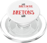 Bretagne Appartient Aux Bretons Drapeau Breton Gwenn ha Du PopSockets PopGrip para MagSafe