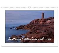 Bretagne - Côte de Granit Rose (Wandkalender 2026 DIN A3 quer), CALVENDO Monatskalender: Imposante Steinansammlungen