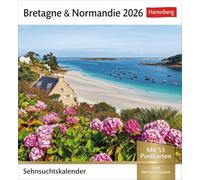 Bretagne & Normandie Sehnsuchtskalender 2026 - Wochenkalender mit 53 Postkarten: 53 Postkarten in einem Wochenkalender mit Urlaubsflair. ... Frankreich im Alltag. Auch zum Aufhängen