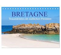 Bretagne - Traumküsten im südlichen Finistère (Tischkalender 2026 DIN A5 quer), CALVENDO Monatskalender: Entdecken Sie die traumhaften Küsten der südlichen Bretagne