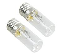 BRETALE 2X UVC áCaros Luces Bombilla de la Lámpara Germicida Ultravioleta DC 10V Bombilla del Tubo de Luz UV E17 3W Lámpara de Cuarzo de Desinfección