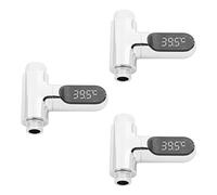 BRETALE 3X Pantalla LED Termómetro de Ducha de Agua En El Hogar Monitor de Medidor de Temperatura de Agua de Electricidad de Flujo Automático para El Cuidado del