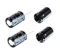 BRETALE 4 Pzs 4700UF 25V 105C Condensadores Electroliticos Radiales Negro 26X16mm
