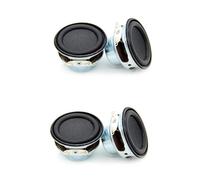 BRETALE 4 Uds Altavoz de Audio 4Ω 6W 40mm 1,5 Pulgadas Altavoz Multimedia de Graves Altavoz DIY Sonido Mini Altavoz para Cine En Casa