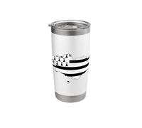 Breton Drapeau Breizh Bretaña Francia Bretón Vaso térmico de acero inoxidable de doble pared