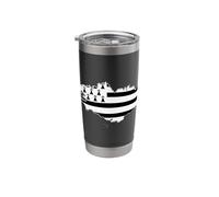 Breton Drapeau Breizh Bretaña Francia Bretón Vaso térmico de acero inoxidable de doble pared