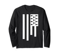Breton Drapeau Breizh Bretaña Francia Manga Larga