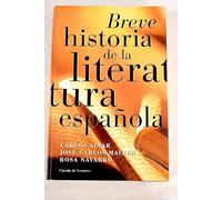 Breve historia de la literatura española
