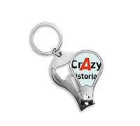 Breve mejor loco historiador ocupación uñas cortador cortador abridor llavero tijera