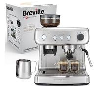 Breville Barista Max | Máquina de café expreso, totalmente automática | Con molinillo integrado y bomba italiana de 15 bares [VCF126X]
