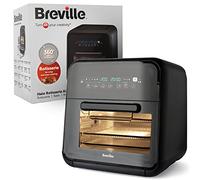 Breville freidora de aire y asador halógeno | Horno freidora de aire extragrande digital | 10 l | Freír, hornear y deshidratar | 2000 W | Eficiente energéticamente | Negro y gris [VDF127X]