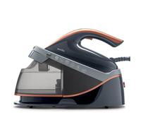 Breville plancha con generador de vapor PressXpress soleTEMP | 2600 W | Suela de cerámica | Depósito de agua extraíble | Gris y oro rosa [VIN411X]